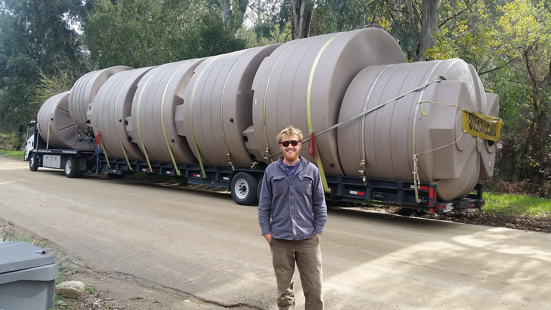 Permasystems delivering Bushman water tanks