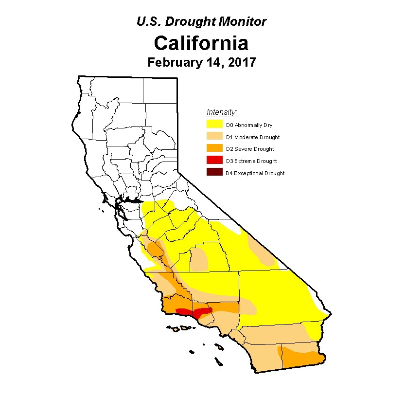 U.S. Drought Monitor graphic