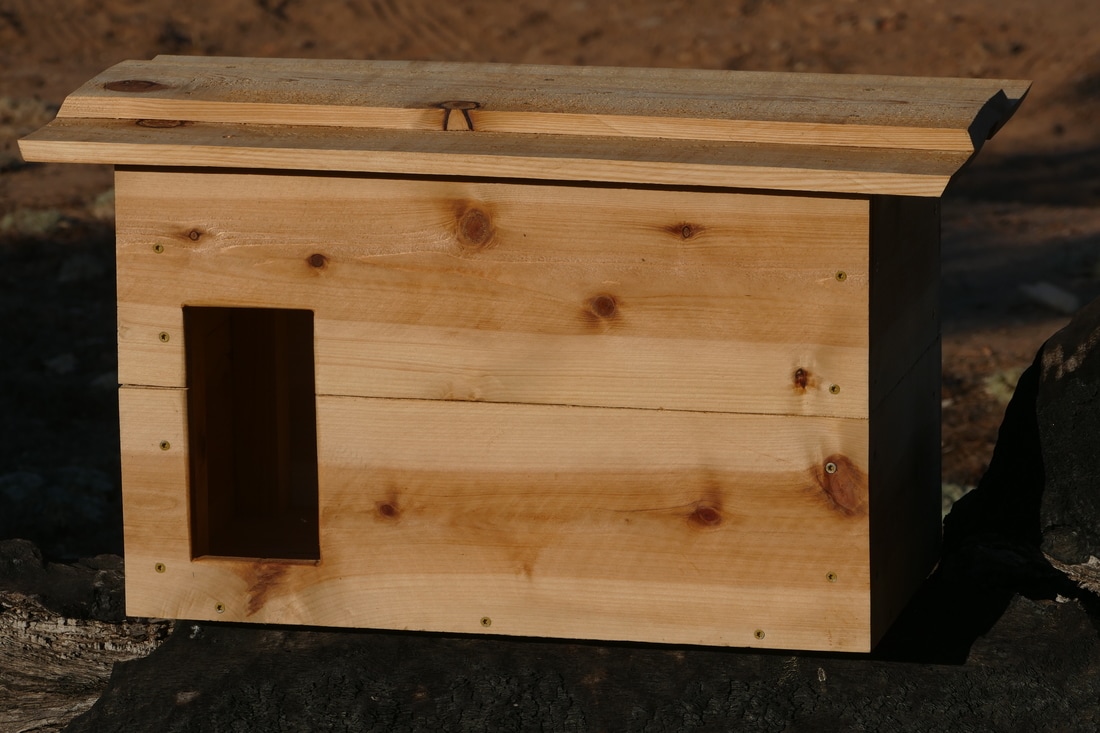 Barn Owl nest box. Copyright Permasystems